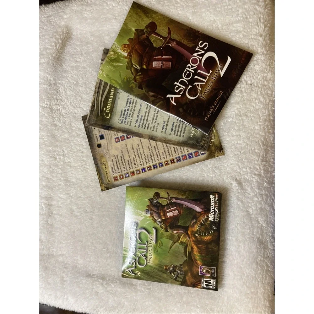 Asheron's Call 2 Fallen Kings PC CD ROM GAME‎ 2002 MICROSOFT GAMES CIB Complete
